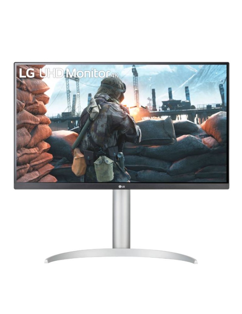 LG 27UP650K-W Monitor - 4K UHD- IPS, Höhenverstellung - HDMI, DisplayPort 1.4