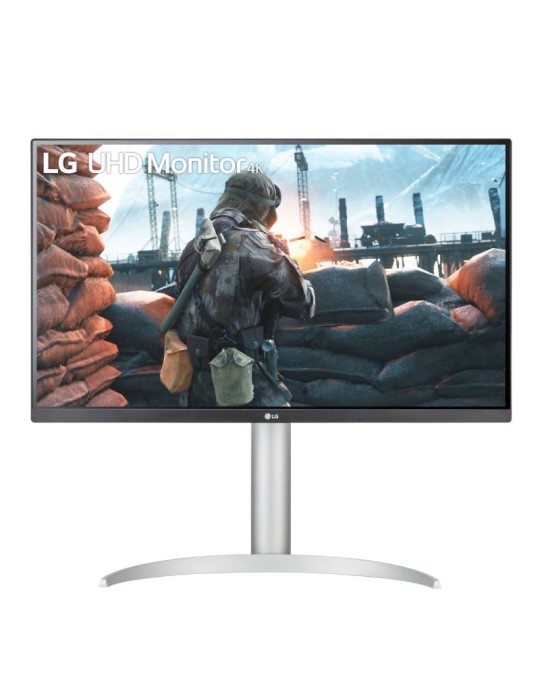 LG 27UP650K-W Monitor - 4K UHD- IPS, Höhenverstellung - HDMI, DisplayPort 1.4