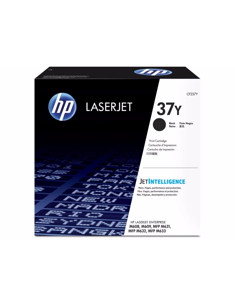 HP 37Y (CF237Y) Original LaserJet Tonerkartusche Schwarz Kompatibilität: HP LaserJet Enterprise (Flow) M600er Serie