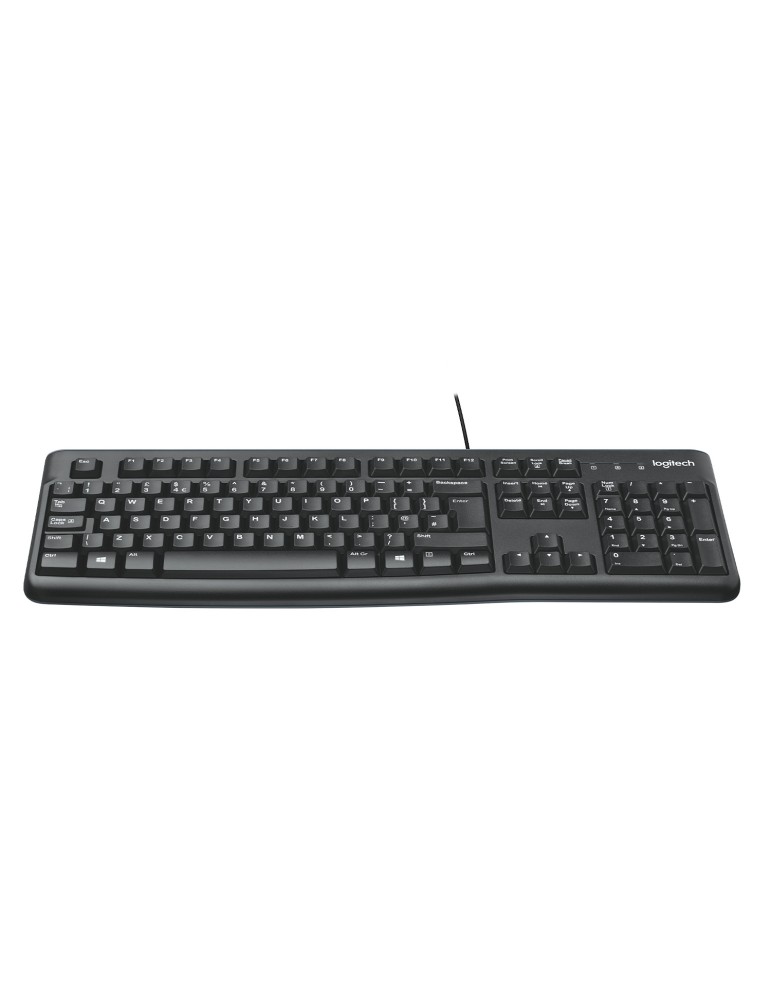 Logitech K120 - Tastatur US-Layout kabelgebunden, schwarz