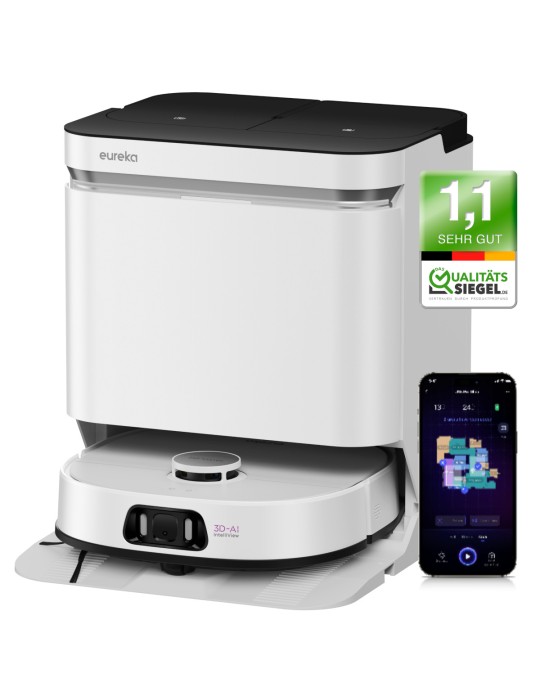 Eureka J15 Pro Ultra Saug-/Wischroboter 8-in-1 Multifunktionsladestation