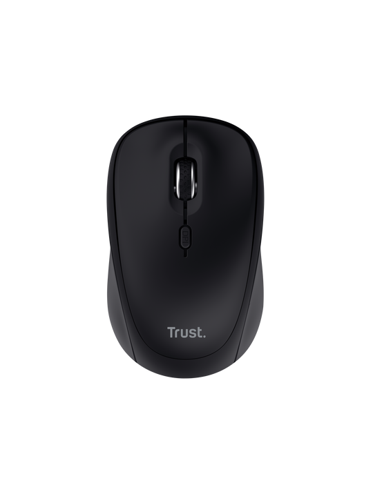 Trust Yvi+ Kompakte kabellose Maus für mehrere Geräte Schwarz