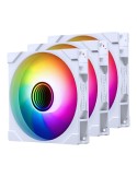 PHANTEKS M25-140 Gen2 PWM DRGB Reverse Blade 3er-Pack weiß | Gehäuselüfter