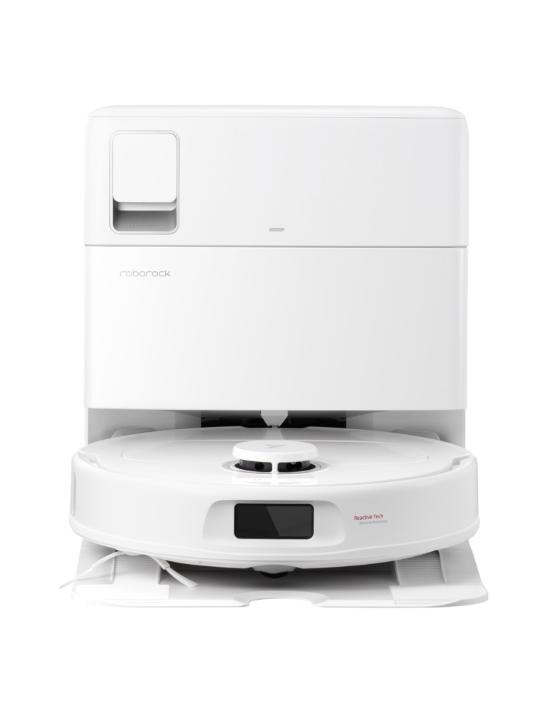 Roborock Qrevo Plus Weiß (Version mit Wasseranschluss) Saug-Wisch-Roboter mit Reinigungsstation