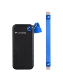 Verbatim Pocket SSD 1TB Schwarz/Blau Externe Solid-State-Drive, USB 3.2 Gen 2x1