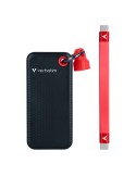 Verbatim Pocket SSD 1TB Schwarz/Rot Externe Solid-State-Drive, USB 3.2 Gen 2x1