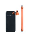 Verbatim Pocket SSD 1TB Schwarz/Orange Externe Solid-State-Drive, USB 3.2 Gen 2x1
