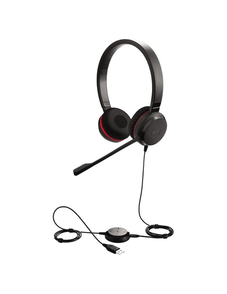 Jabra Evolve 20 Headset, Stereo, Kabelgebunden, USB, Optimiert für Skype for Business