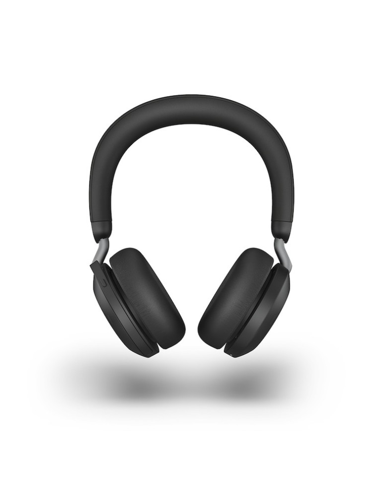 Jabra Evolve2 75 Headset, USB-A Kabellos, Bluetooth, Schwarz [MS zertifiziert]