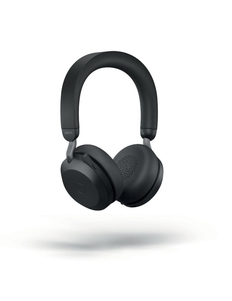 Jabra Evolve2 75 Headset, USB-A Kabellos, Bluetooth, Schwarz [MS zertifiziert]