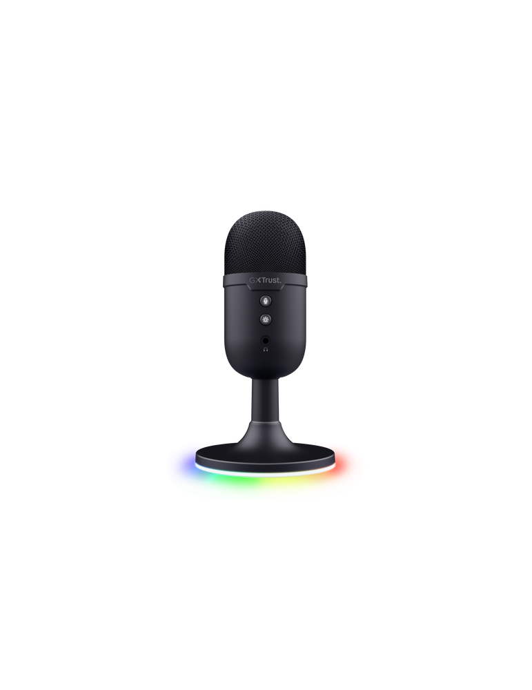 Trust Gaming GXT234 Yunix USB Mikrofon Kompaktes USB-Gaming-Mikrofon für Streaming & Content-Erstellung, schwarz