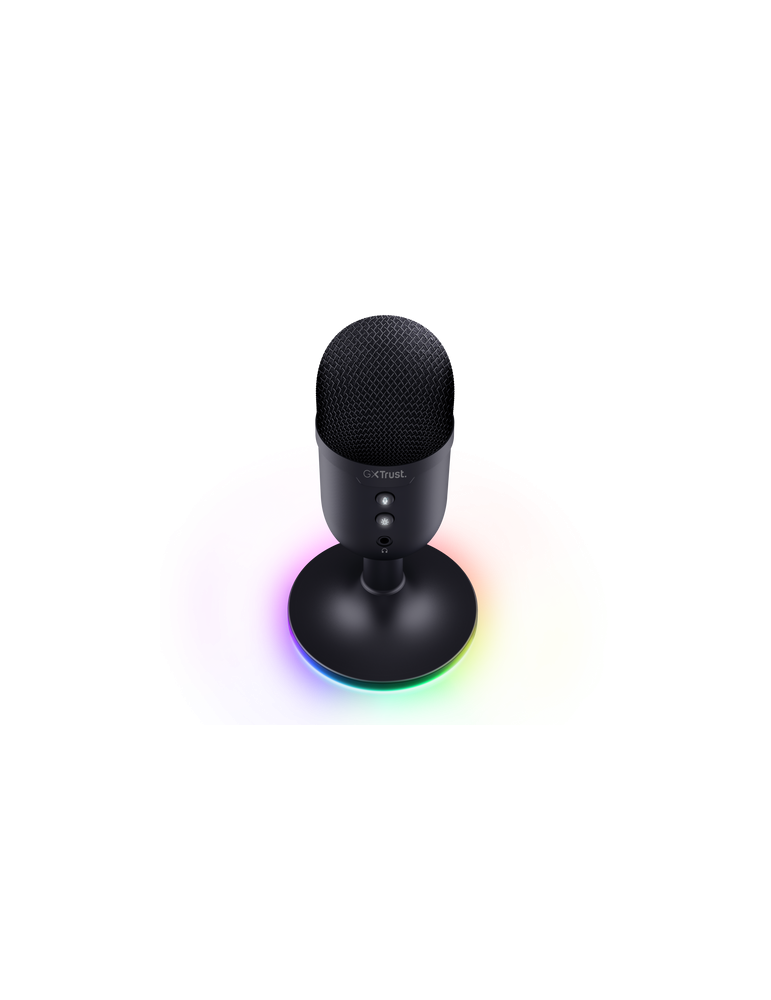 Trust Gaming GXT234 Yunix USB Mikrofon Kompaktes USB-Gaming-Mikrofon für Streaming & Content-Erstellung, schwarz