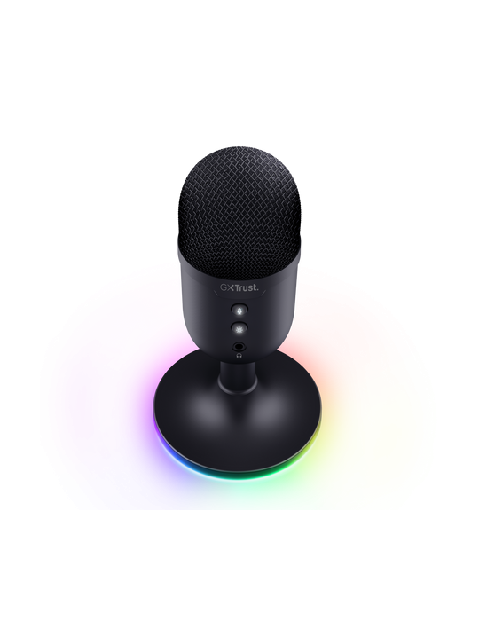 Trust Gaming GXT234 Yunix USB Mikrofon Kompaktes USB-Gaming-Mikrofon für Streaming & Content-Erstellung, schwarz