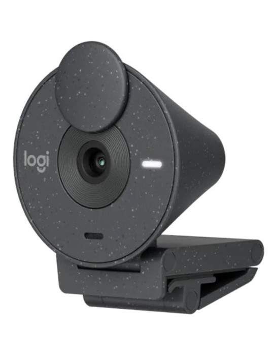 Logitech BRIO 305 Webcam, Grafit Auflösung (bis zu) 1.920 x 1.080p , Geräuschreduzierendes Mikrofon, USB Typ C-Anschluss