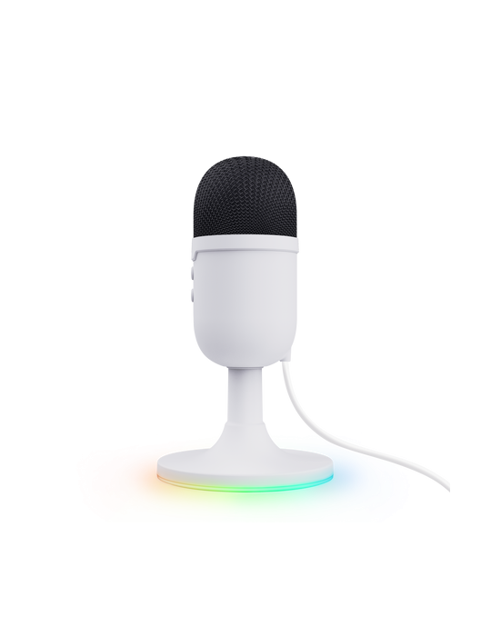 Trust Gaming GXT234W Yunix USB Mikrofon Kompaktes USB-Gaming-Mikrofon für Streaming & Content-Erstellung, weiß