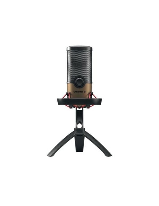 CHERRY UM 9.0 PRO RGB, USB-Mikrofon für Streaming und Office mit eindrucksvoller RGB-Beleuchtung