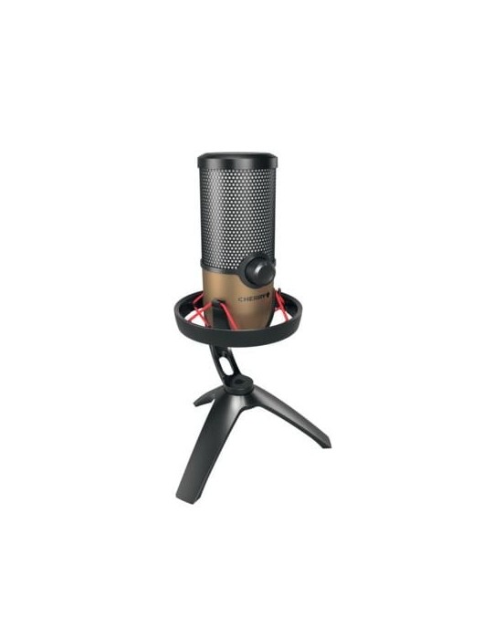 CHERRY UM 9.0 PRO RGB, USB-Mikrofon für Streaming und Office mit eindrucksvoller RGB-Beleuchtung