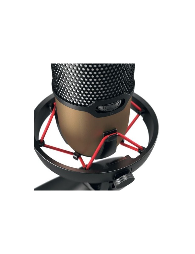 CHERRY UM 9.0 PRO RGB, USB-Mikrofon für Streaming und Office mit eindrucksvoller RGB-Beleuchtung