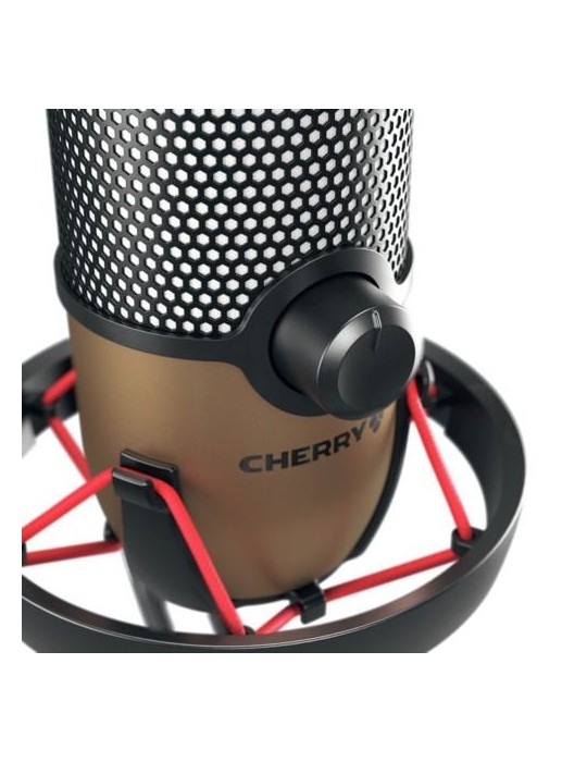 CHERRY UM 9.0 PRO RGB, USB-Mikrofon für Streaming und Office mit eindrucksvoller RGB-Beleuchtung