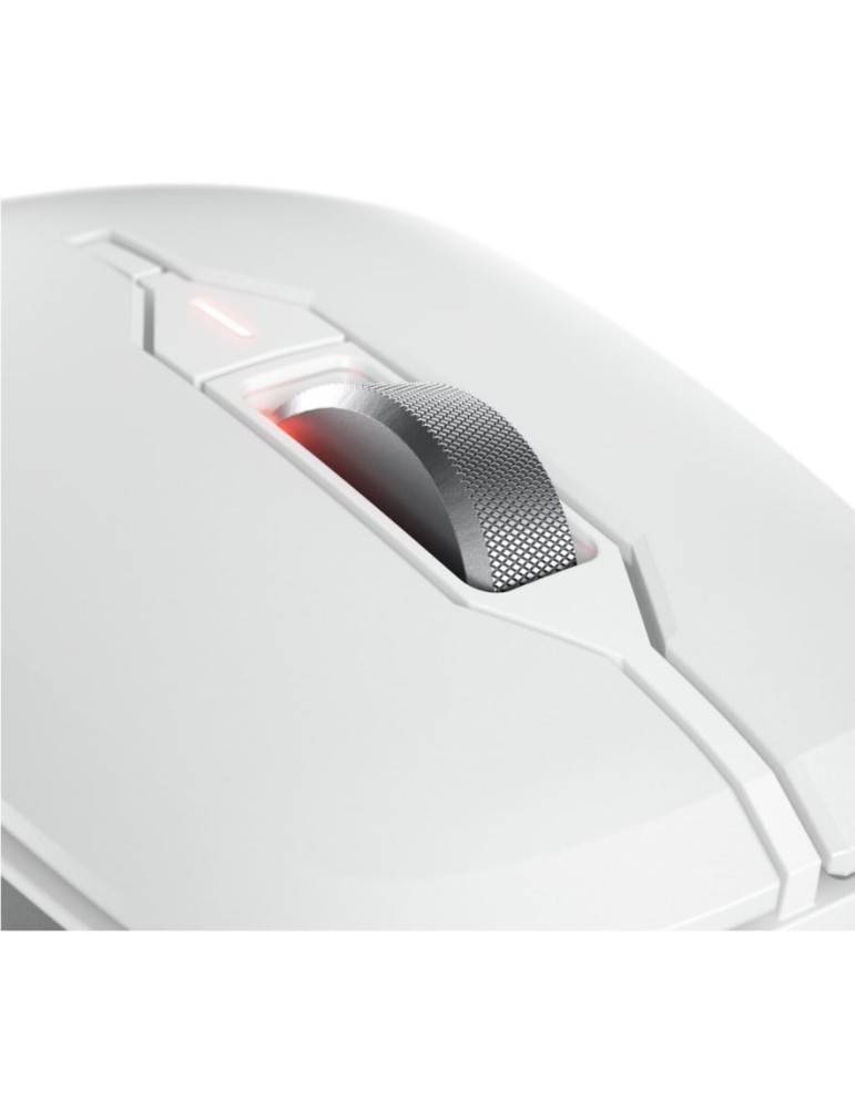 CHERRY Stream Maus Comfort, Kabellos Ergonomische 6-Tastenmaus speziell für Rechtshänder, Bis zu 4000 dpi Auflösung, AES-128 Ver