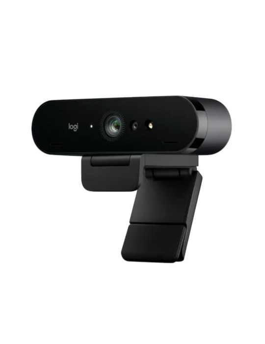 Logitech Brio 4K Webcam, Live-Streaming-Kamera mit 4K Auflösung Zwei omnidirektionale integrierte Mikrofone, Plug-and-Play über 