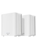 ASUS ZenWiFi BD4 WiFi 7 Mesh System 2er-Pack Weiß WLAN BE3600 Dualband, 2x 2.5G WAN/LAN (pro Einheit), Abdeckung bis zu 455 m²
