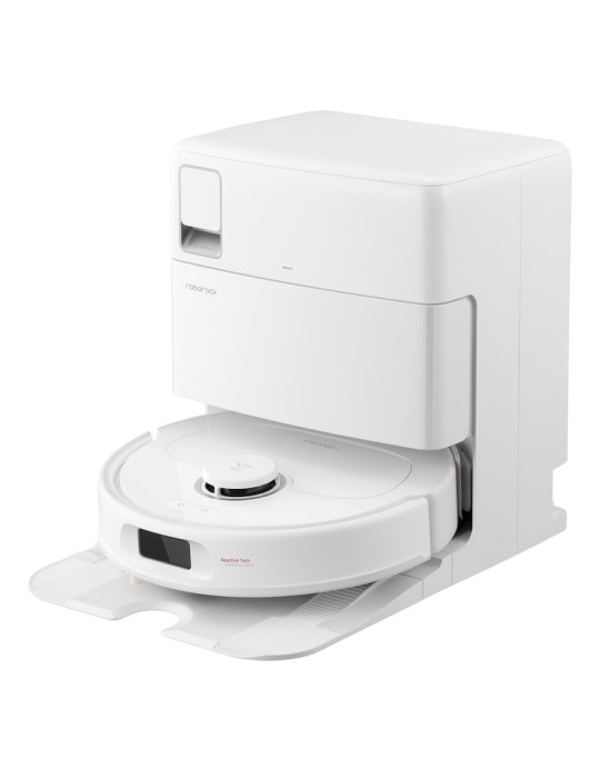 Roborock Qrevo Plus Weiß (Version mit Wasseranschluss) Saug-Wisch-Roboter mit Reinigungsstation