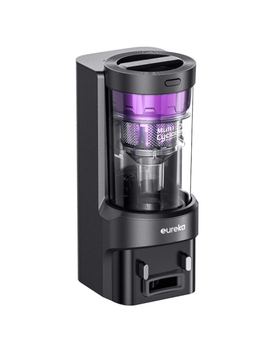 Eureka NER E10s anthrazit Saug-/Wischroboter mit Multi-Zyklonen-Absaugstation