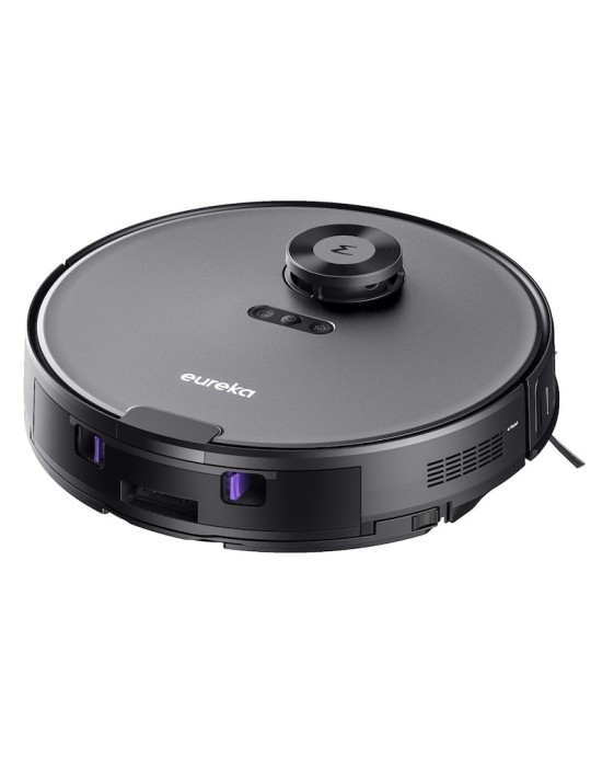 Eureka NER E10s anthrazit Saug-/Wischroboter mit Multi-Zyklonen-Absaugstation