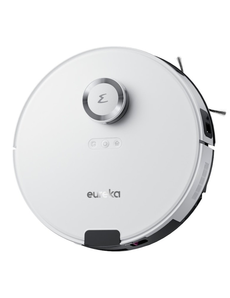 Eureka NER E10s weiß Saug-/Wischroboter mit Multi-Zyklonen-Absaugstation