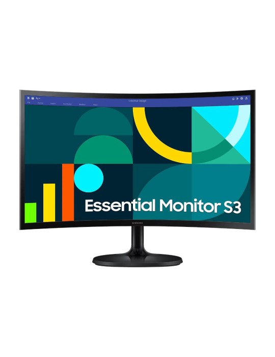 Samsung S24D364GAU Curved Monitor - VA, Full HD, 100 Hz, HDMI