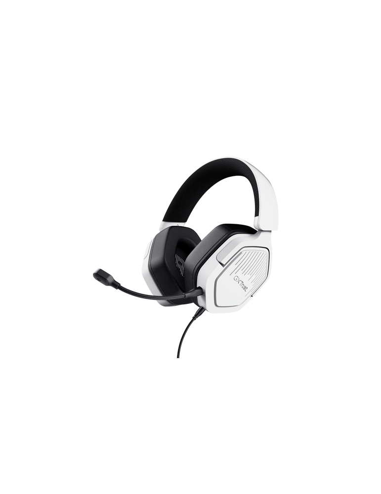 Trust Gaming GXT492W Carus Gaming Headset Leistungsstarkes, komfortables Over-Ear-Gaming-Headset für PC, Laptop und Konsolen, we