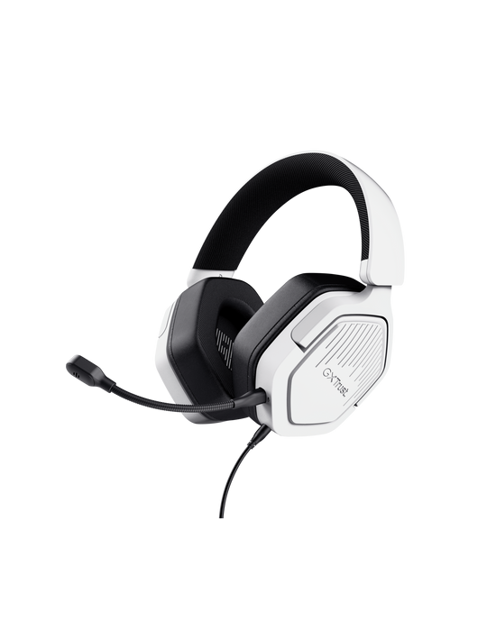 Trust Gaming GXT492W Carus Gaming Headset Leistungsstarkes, komfortables Over-Ear-Gaming-Headset für PC, Laptop und Konsolen, we