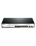 D-Link DGS-1210-10 Smart+ Managed Switch [8x Gigabit Ethernet, 2x SFP]