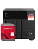 QNAP TS-473A-8G 24TB WD Red Plus NAS-Bundle NAS inkl. 4x 6TB WD Red Plus 3.5 Zoll SATA Festplatte