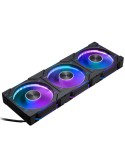 PHANTEKS D30 PWM Reverse Airflow D-RGB schwarz | 3er-Pack 120mm Gehäuselüfter