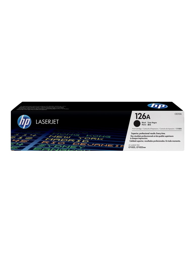 HP 126A (CE310A) Original LaserJet Tonerkartusche Schwarz Kompatibilität: HP LaserJet Pro CP1025nw, CP1025