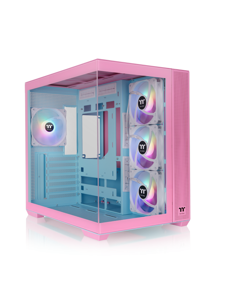 Thermaltake View 380 TG ARGB Bubble Pink | PC-Gehäuse