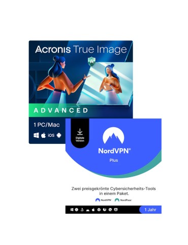 NordVPN Plus [10 Geräte] + Acronis True Image Advanced [1 Gerät] NBB Special