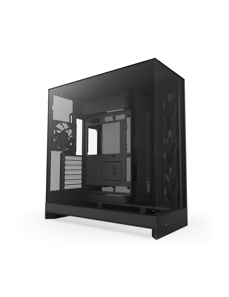 NZXT H9 FLOW (2025) schwarz | PC-Gehäuse