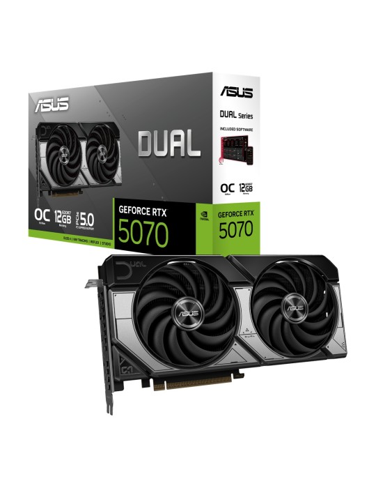 ASUS Dual GeForce RTX 5070 OC - 12GB GDDR7, HDMI, 3x DP