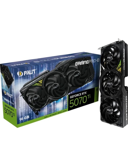 Palit GeForce RTX 5070 Ti GamingPro-S - 16GB GDDR7, HDMI, 3x DP