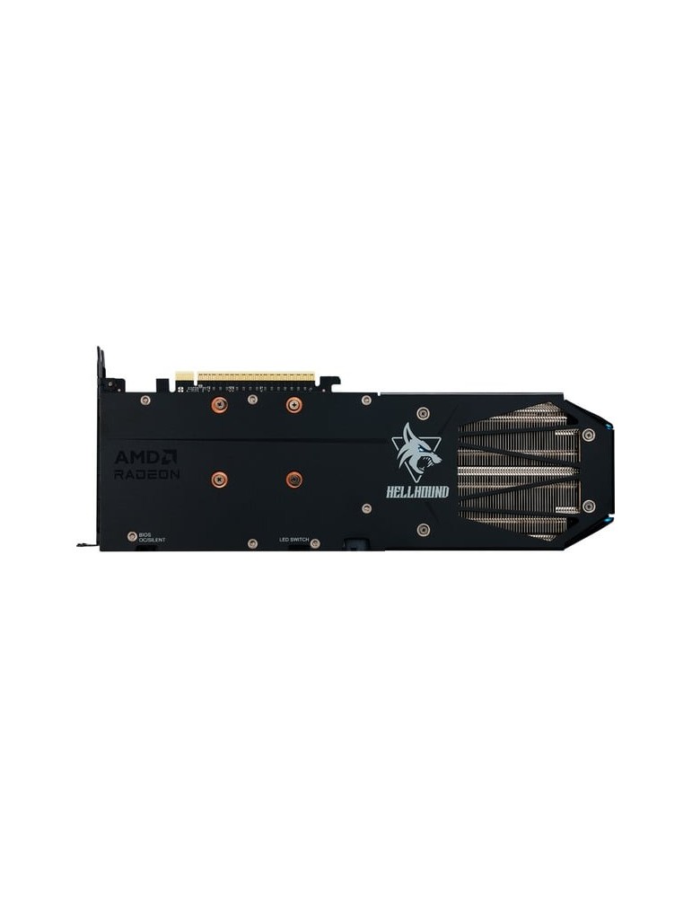 Powercolor RX 9060XT Hellhound 16GB OC - 16GB GDDR6, 1x HDMI, 3x DP