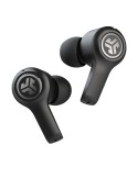 JLab JBuds Air Excecutive Schwarz - True Wireless In-Ear-Kopfhörer (30 Stunden Akkulaufzeit, Dual Mikrofon, Touch Sensor)