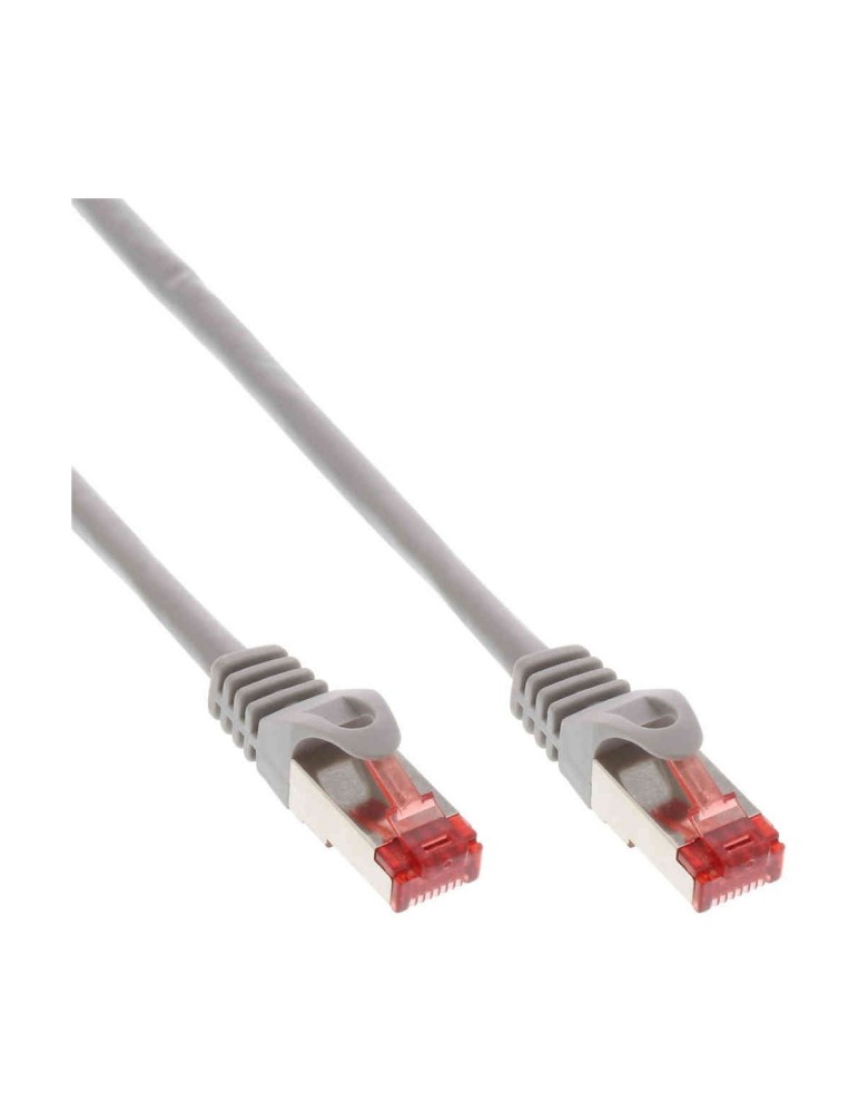 InLine® Patchkabel, S/FTP (PiMf), Cat.6 250MHz, PVC, Kupfer, grau, 5m