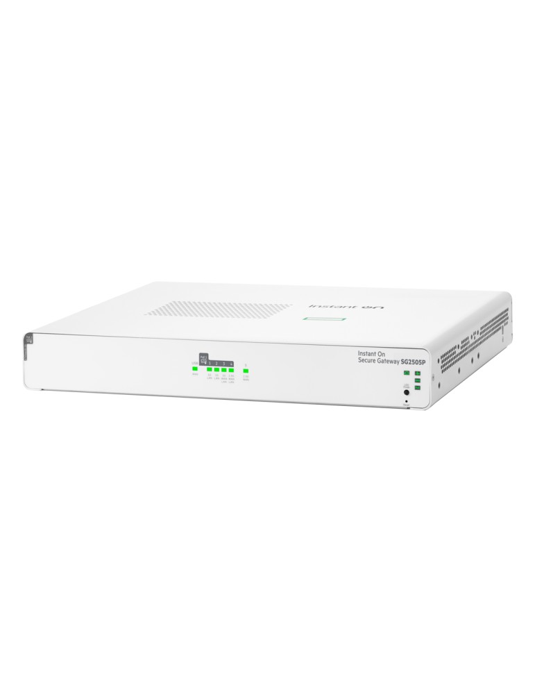 HPE Networking Instant On Secure Gateway SG2505P 1x 2.5G WAN, 1x 2.5G und 1x 1G WAN/LAN, 2x 1G LAN