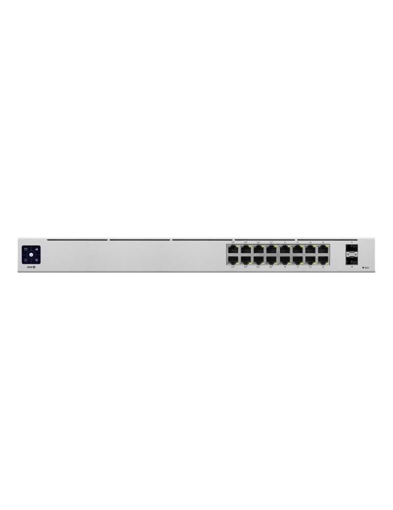 Ubiquiti Standard 16-Port PoE Managed Switch 16x Gigabit Ethernet (8x PoE+, max. 42W), 2x SFP