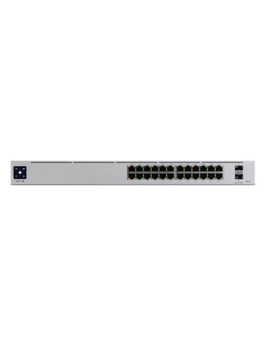 Ubiquiti Professional 24-Port PoE Managed Switch 24x Gigabit Ethernet (16x PoE+ und 8x PoE++, max. 400W), 2x 10 Gbit/s SFP+