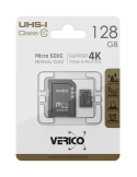 Verico 128GB microSD C10 UHS-1 Speicherkarte ( inkl. Adapter )