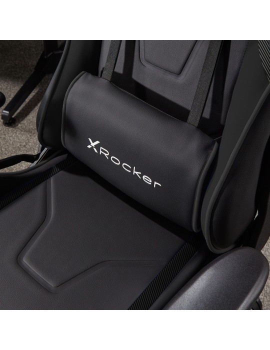 X Rocker Agility Compact Gaming Schreibtischstuhl für Kinder & Jugendliche - Carbon Schwarz